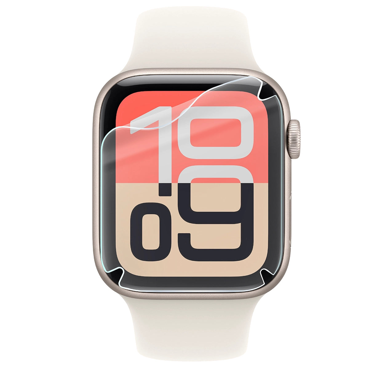 Hydrogel Folie für den Bildschirm für Apple Watch SE 3 / SE 2 / SE / 6 / 5 / 4 (40 mm), Bizon Watch Film Hydrogel Duo, 2 Stück