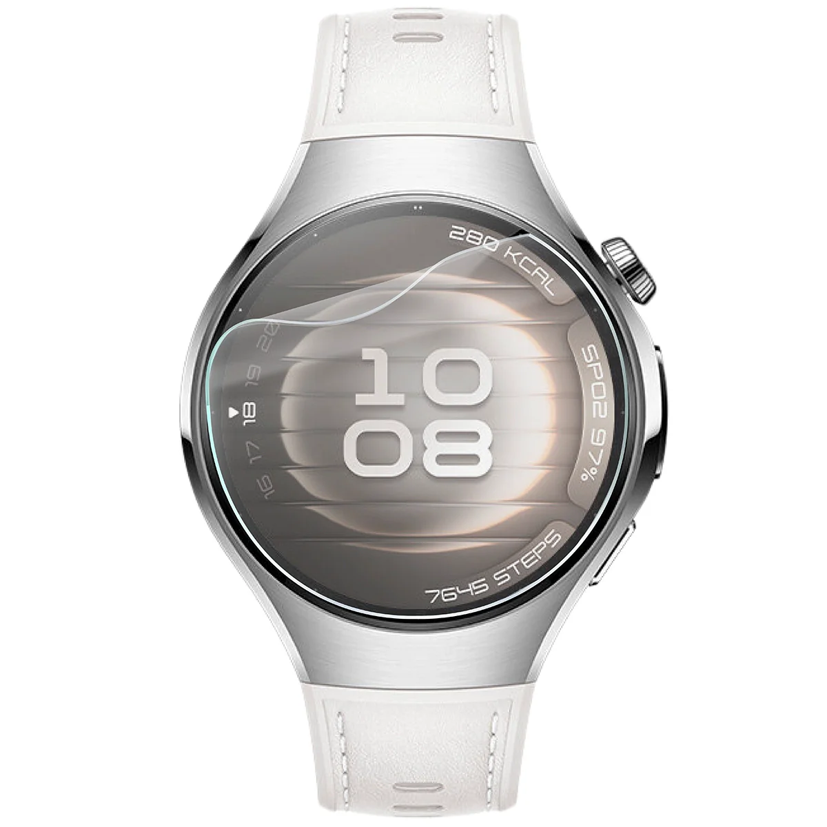 Hydrogel Folie für den Bildschirm für Huawei Watch 5 42 mm, Bizon Watch Film Hydrogel Duo, 2 Stück