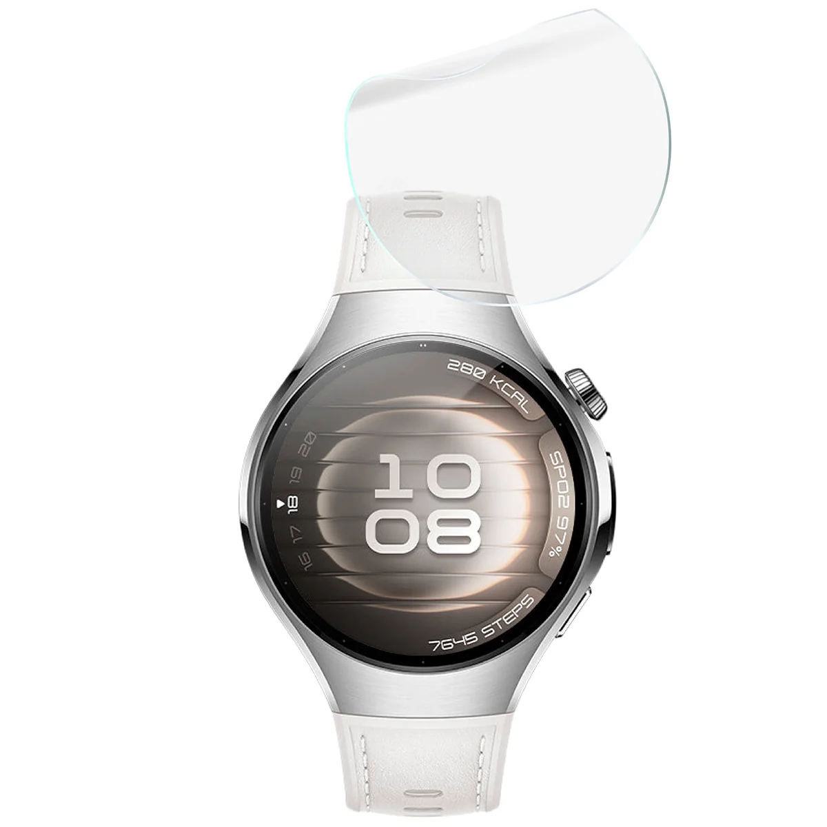 Hydrogel Folie für den Bildschirm für Huawei Watch 5 42 mm, Bizon Watch Film Hydrogel Duo, 2 Stück