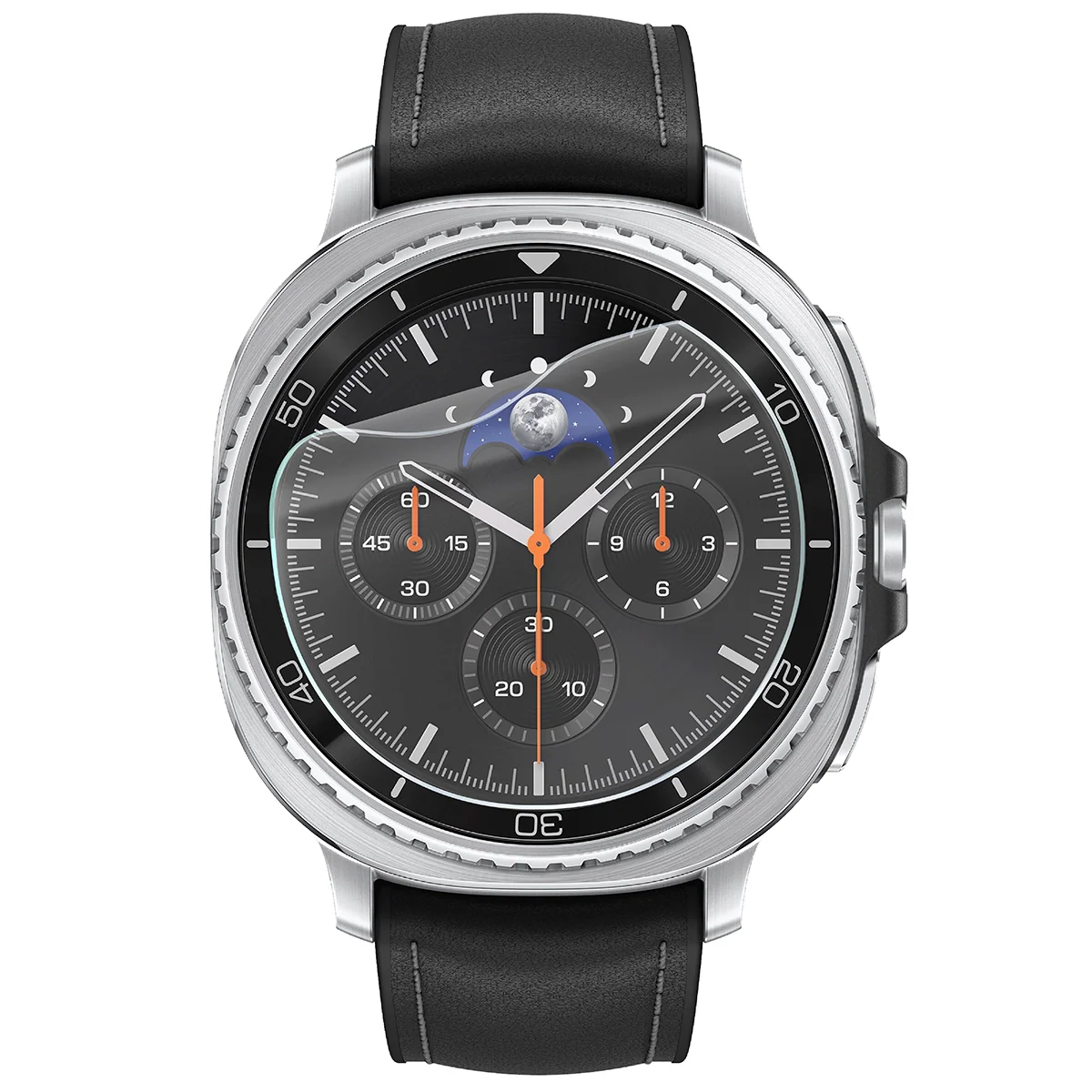 Hydrogel Folie für den Bildschirm für Galaxy Watch 8 Classic 46 mm, Bizon Watch Film Hydrogel Duo, 2 Stück