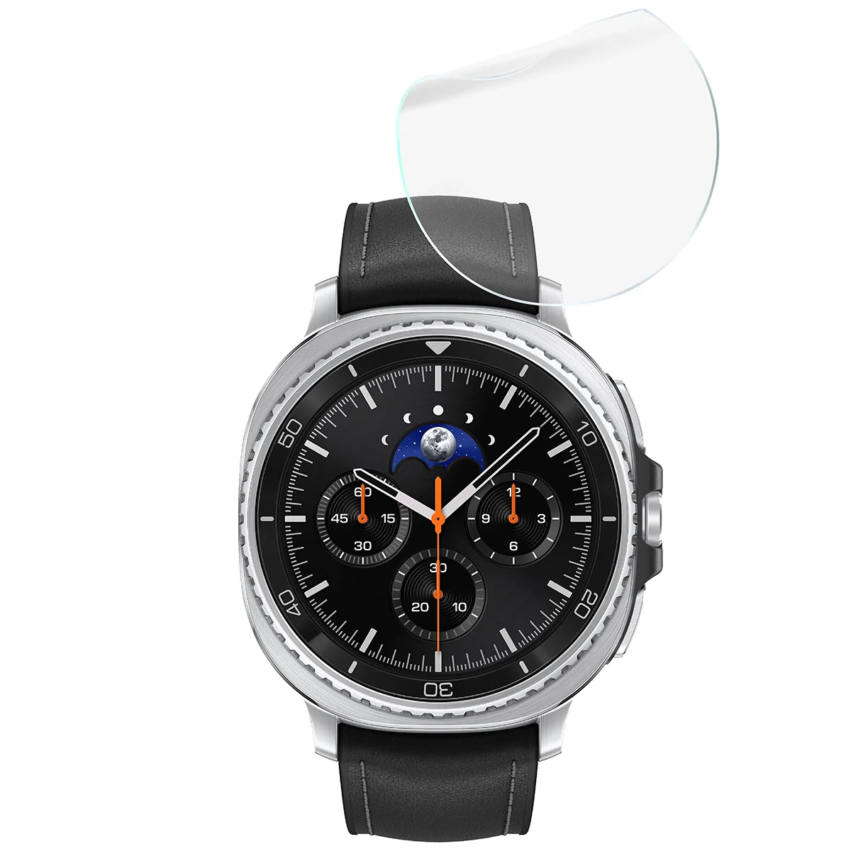 Hydrogel Folie für den Bildschirm für Galaxy Watch 8 Classic 46 mm, Bizon Watch Film Hydrogel Duo, 2 Stück