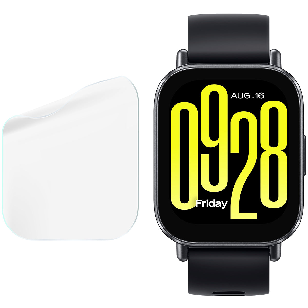 Hydrogel Folie für den Bildschirm für Xiaomi Redmi Watch 5 Active, Bizon Watch Film Hydrogel Duo, 2 Stück