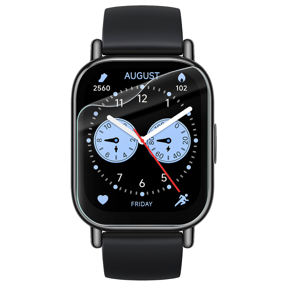 Hydrogel Folie für den Bildschirm für Xiaomi Redmi Watch 5 Lite, Bizon Watch Film Hydrogel Duo, 2 Stück