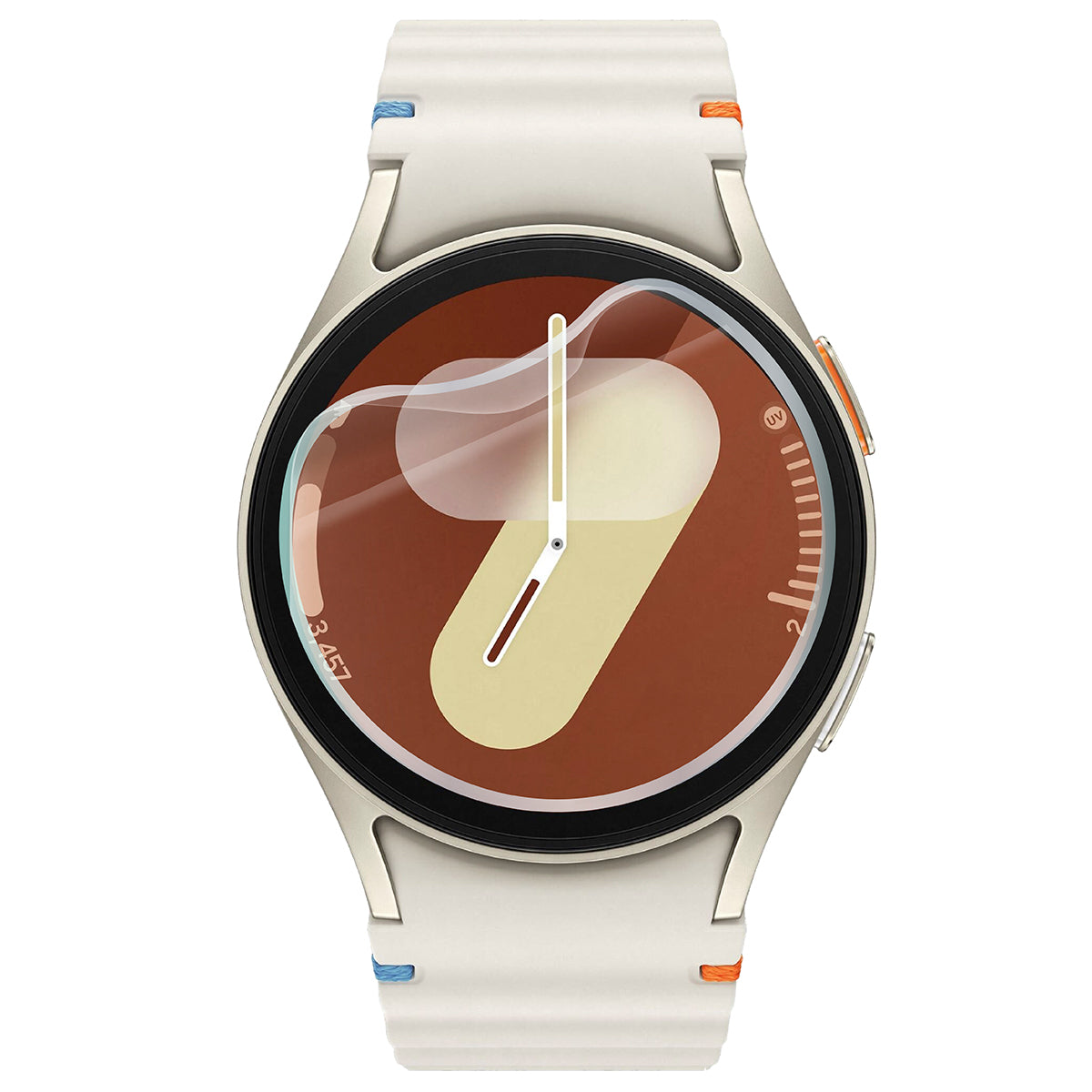 Matte Folie für Galaxy Watch 7 40 mm, Bizon Watch Film Sun Duo, 2 Stück