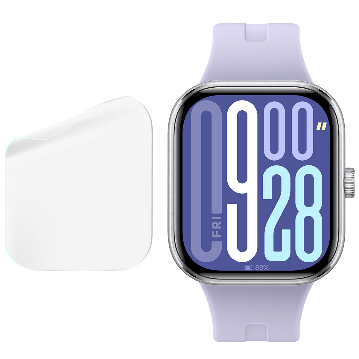 Hydrogel Folie für den Bildschirm für Xiaomi Redmi Watch 5, Bizon Watch Film Hydrogel Duo, 2 Stück
