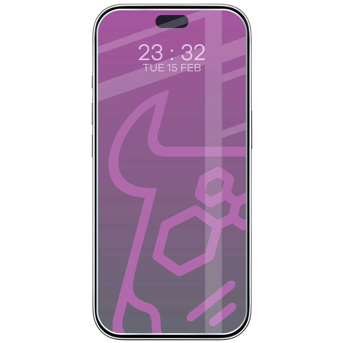 Flexibles Hybridglas für iPhone 18 Pro, Bizon Hybrid Mule (3/4)