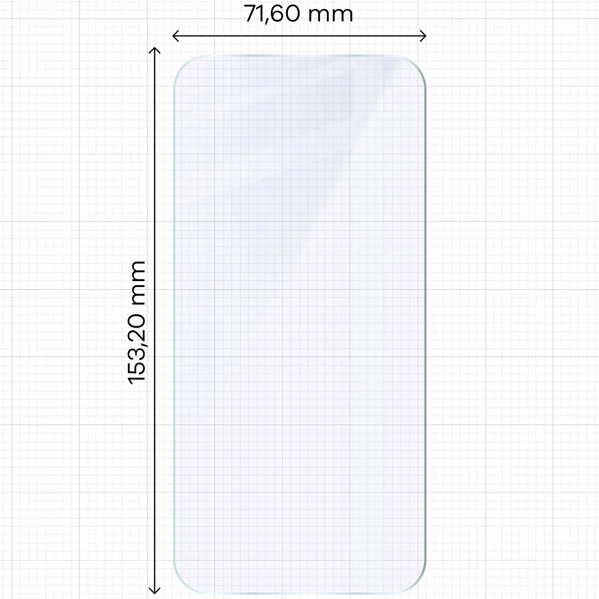 Flexibles Hybridglas für Honor 600 Lite 5G, Bizon Hybrid Mule