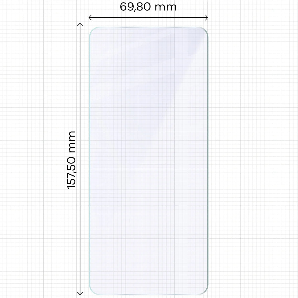 Flexibles Hybridglas für Huawei nova 14 Pro, Bizon Hybrid Mule