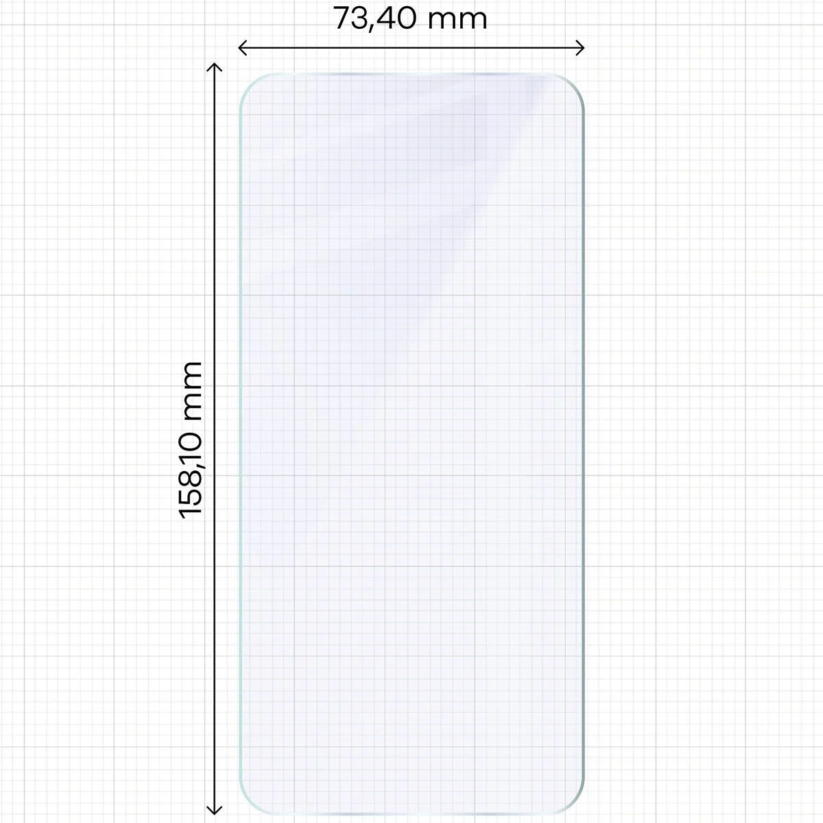 Flexibles Hybridglas für Galaxy A57 5G, Bizon Hybrid Mule