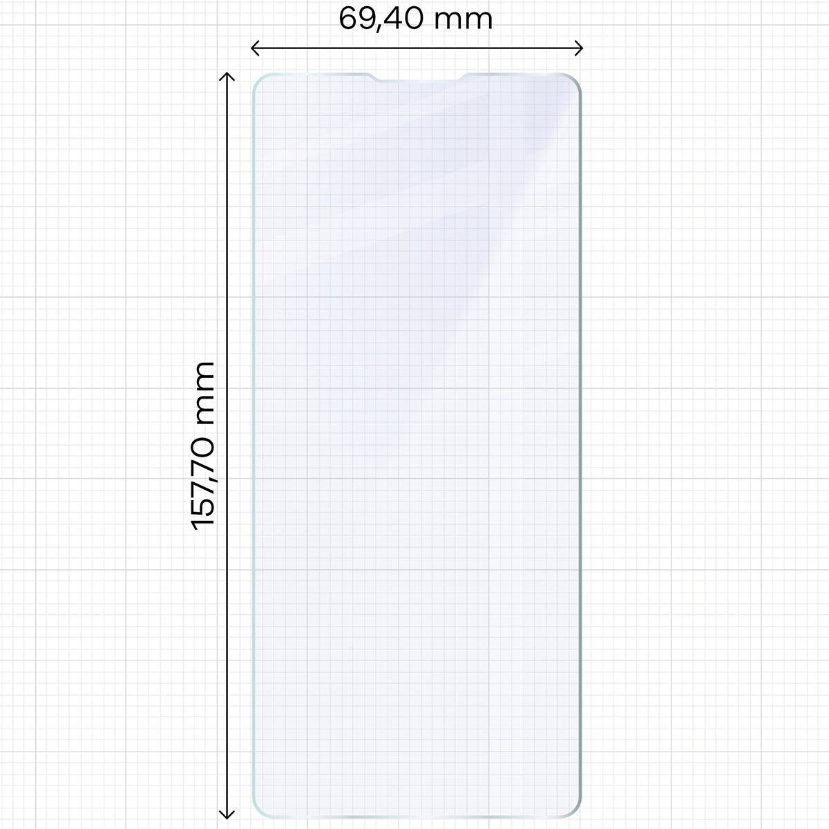 Flexibles Hybridglas für Sony Xperia 1 VIII, Bizon Hybrid Mule
