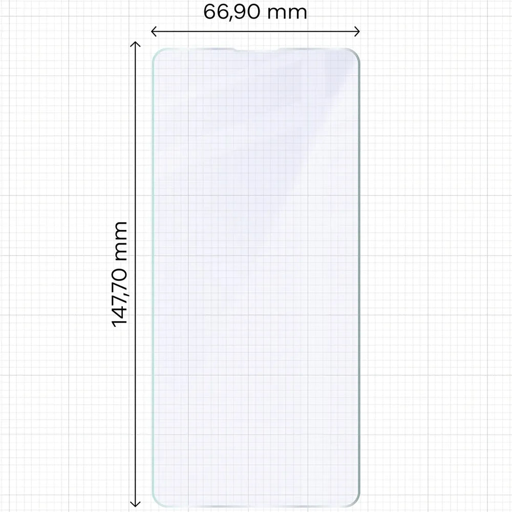 Flexibles Hybridglas für Sony Xperia 10 VIII, Bizon Hybrid Mule (2/4)