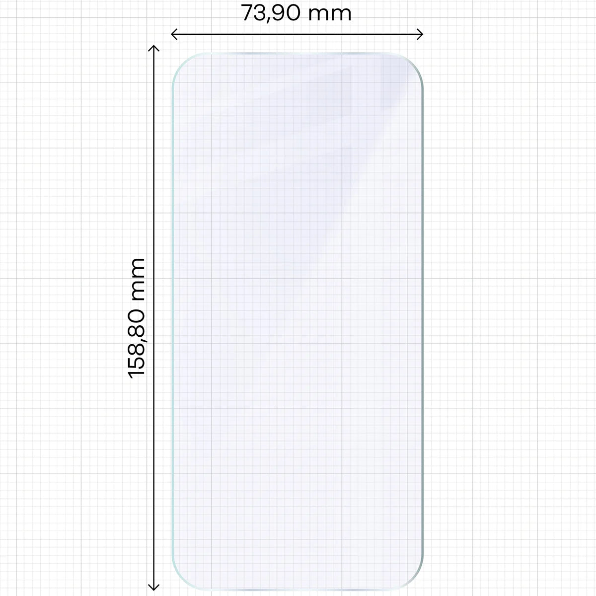 Flexibles Hybridglas für Xiaomi 17 Ultra / 17 Pro Max, Bizon Hybrid Mule