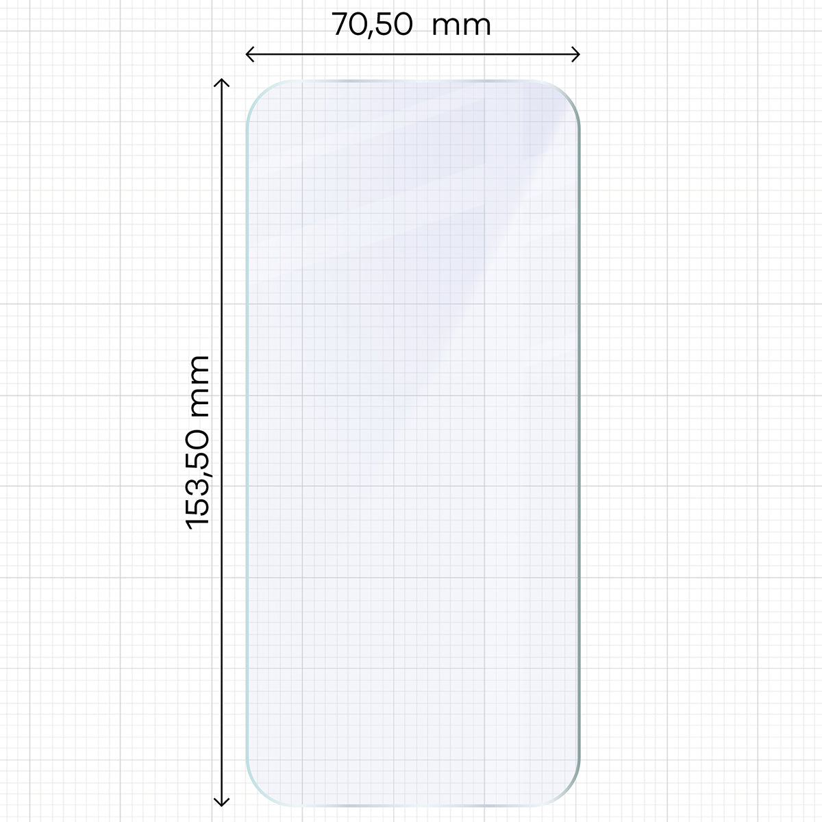 Flexibles Hybridglas für Xiaomi 17T, Bizon Hybrid Mule