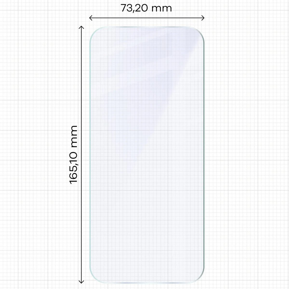Flexibles Hybridglas für Xiaomi Redmi 17 4G, Bizon Hybrid Mule (2/4)