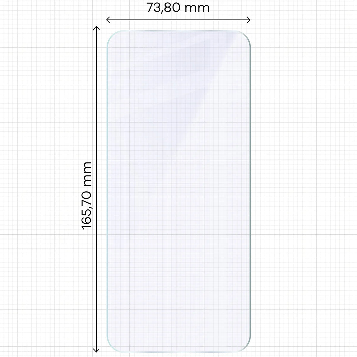 Flexibles Hybridglas für Xiaomi Redmi A7 Pro 4G, Bizon Hybrid Mule