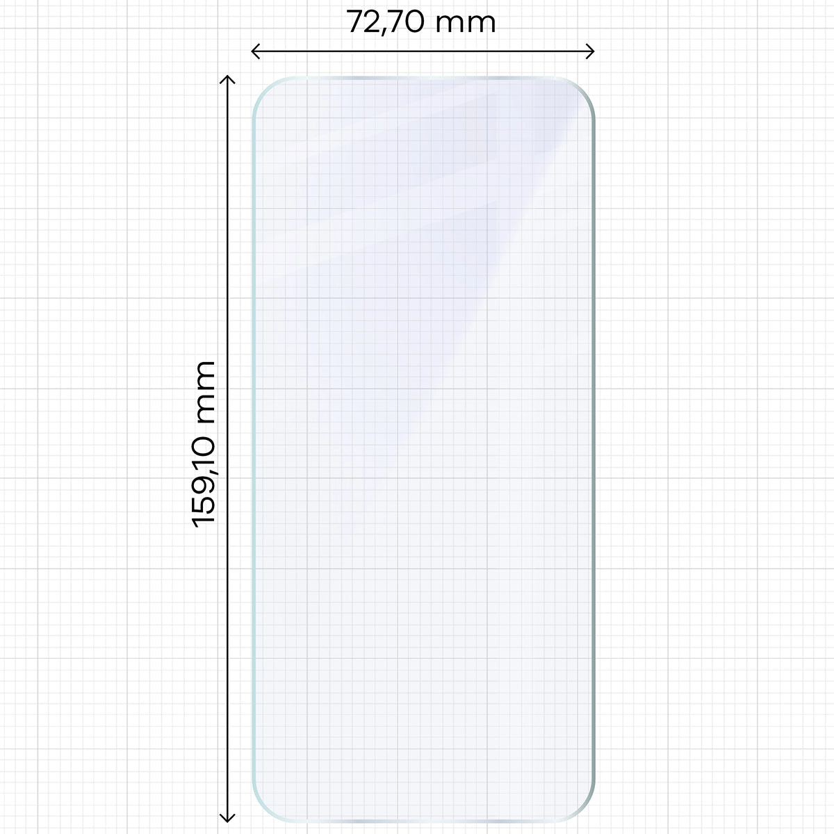 Flexibles Hybridglas für Nothing Phone (4b), Bizon Hybrid Mule Duo, 2 Stück (2/4)