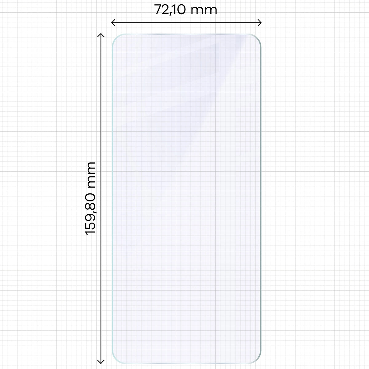 Flexibles Hybridglas für Oppo Find X9 Ultra, Bizon Hybrid Mule Duo, 2 Stück