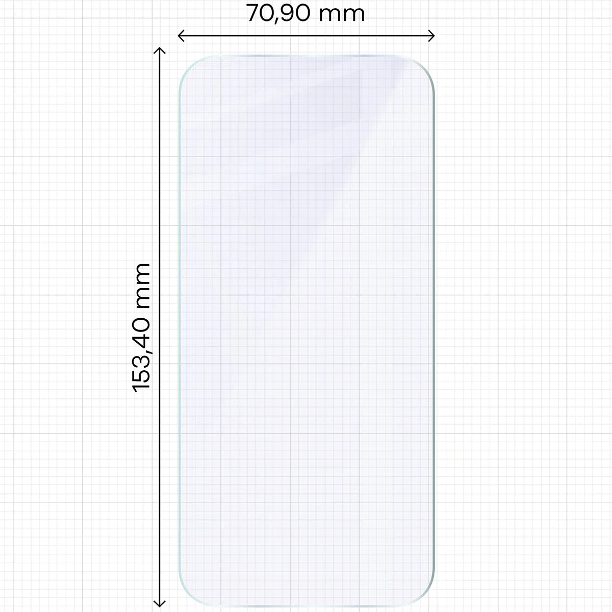 Flexibles Hybridglas für Xiaomi POCO X8 Pro, Bizon Hybrid Mule Duo, 2 Stück