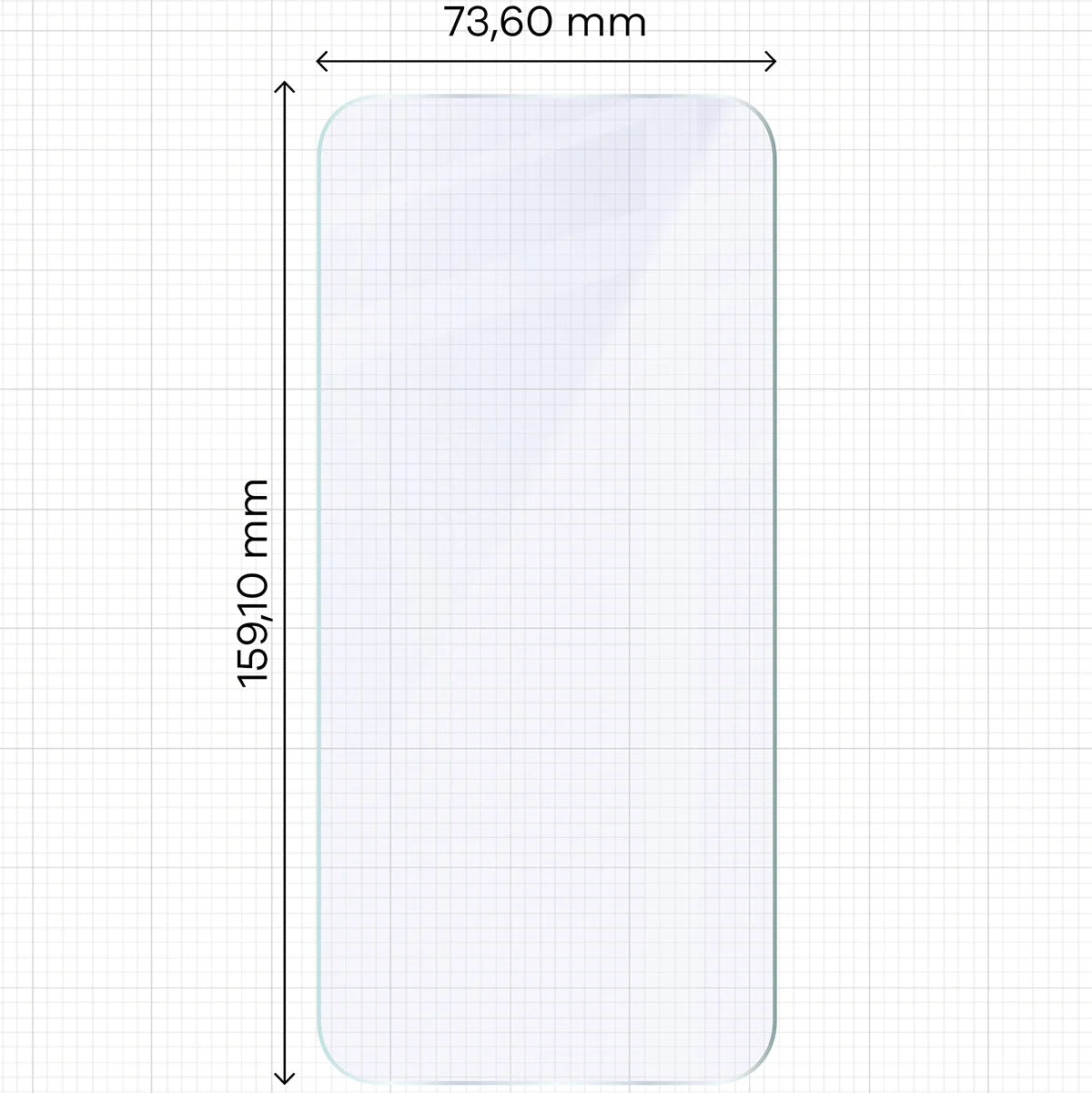 Flexibles Hybridglas für Xiaomi POCO X8 Pro Max, Bizon Hybrid Mule Duo, 2 Stück