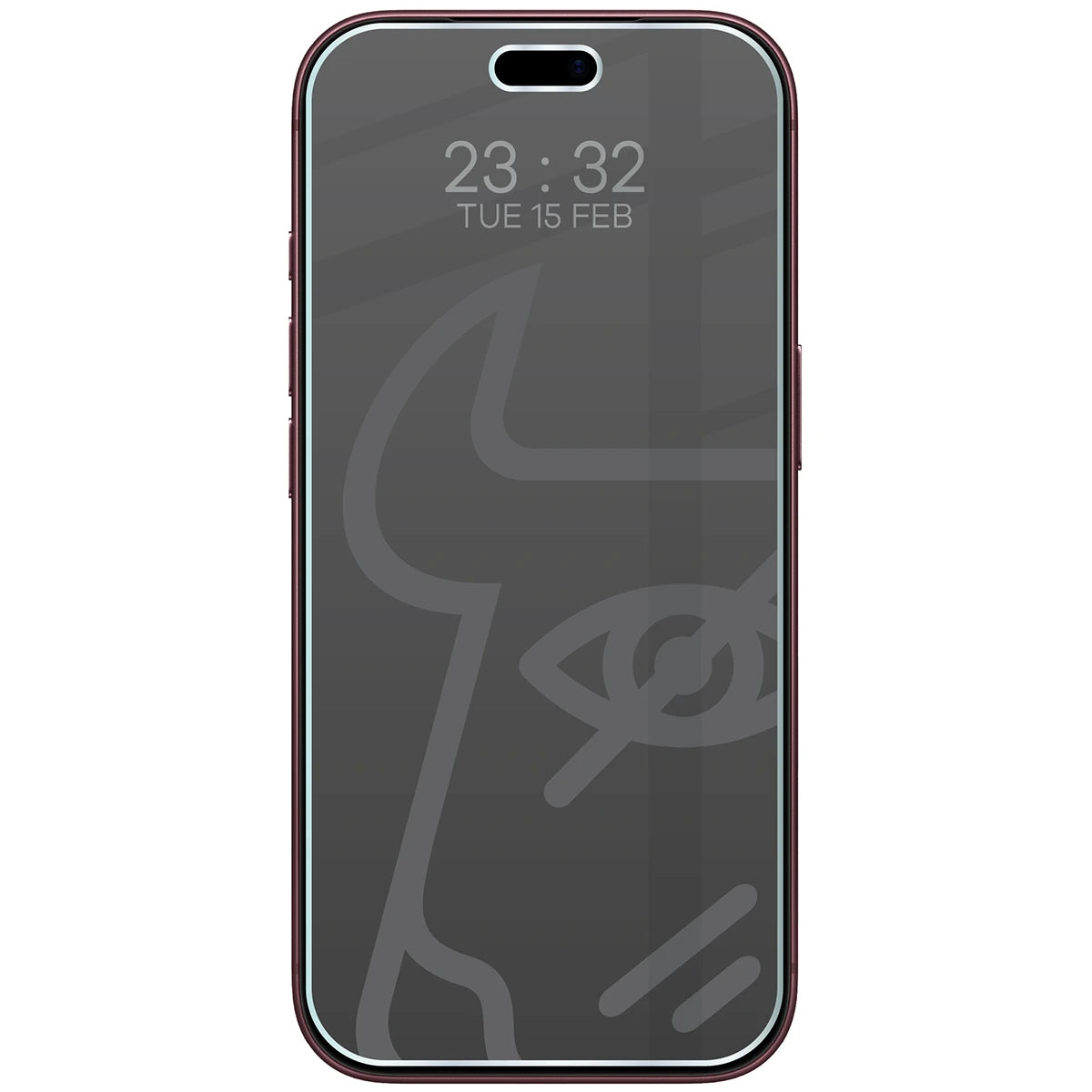 Hybridglas mit Privatschutzfilter für iPhone 18 Pro Max, Bizon Hybrid Shadow, Matt (3/6)