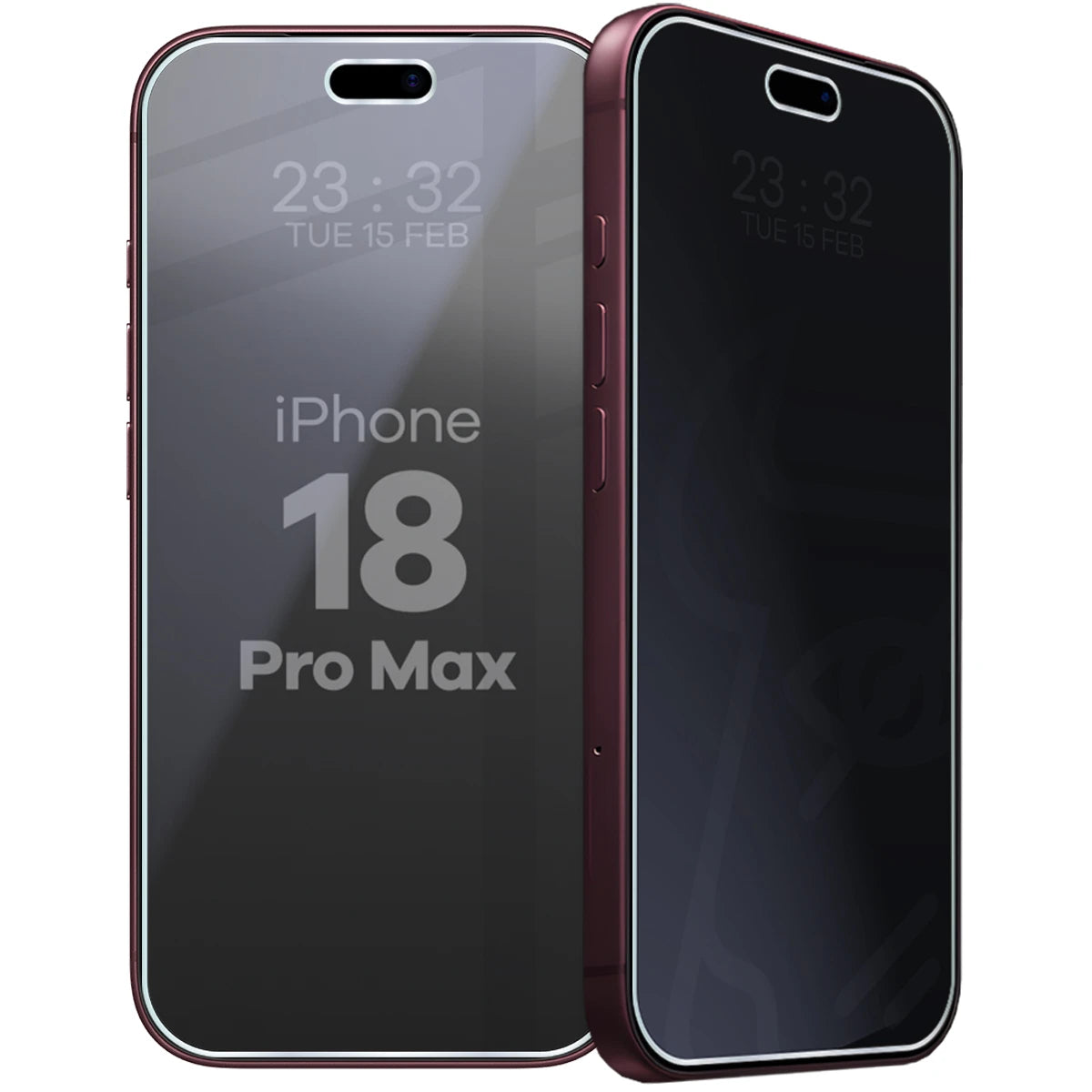 Hybridglas mit Privatschutzfilter für iPhone 18 Pro Max, Bizon Hybrid Shadow, Matt (6/6)