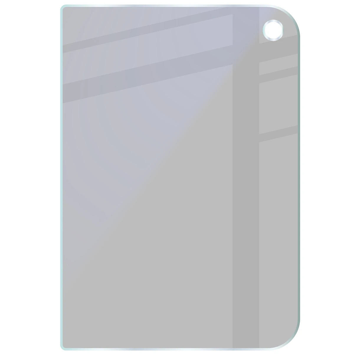 Hybridglas mit Privatschutzfilter für iPhone Duo, Bizon Hybrid Shadow, Matt (4/6)