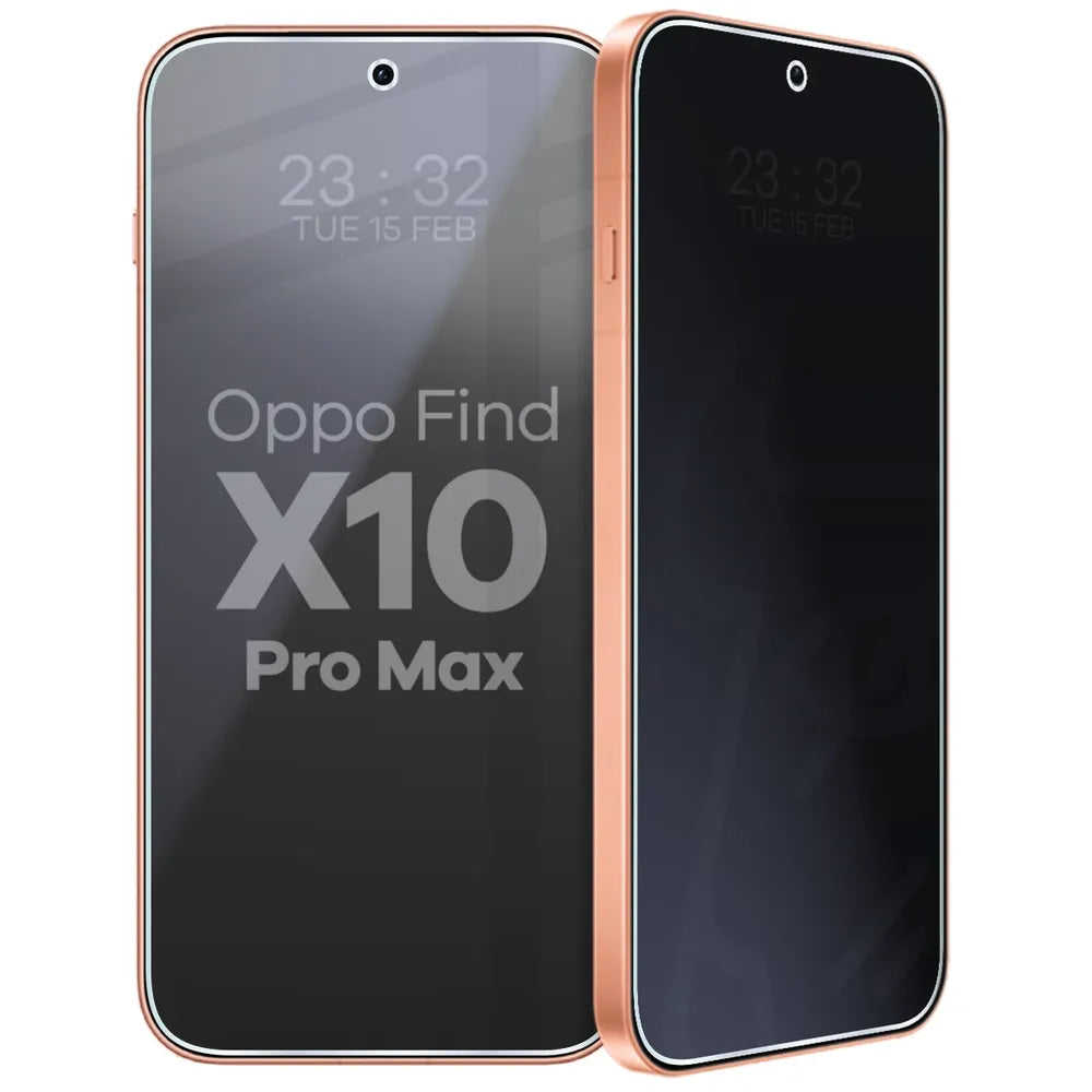 Hybridglas mit Privatschutzfilter für OPPO Find X10 Pro Max, Bizon Hybrid Shadow, Matt (6/6)