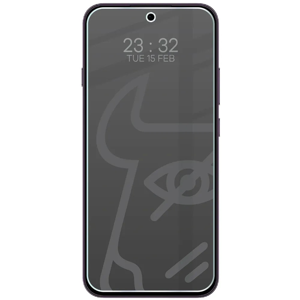 Hybridglas mit Privatschutzfilter für Oppo Reno16 F / Reno16 FS, Bizon Hybrid Shadow, Matt (3/6)