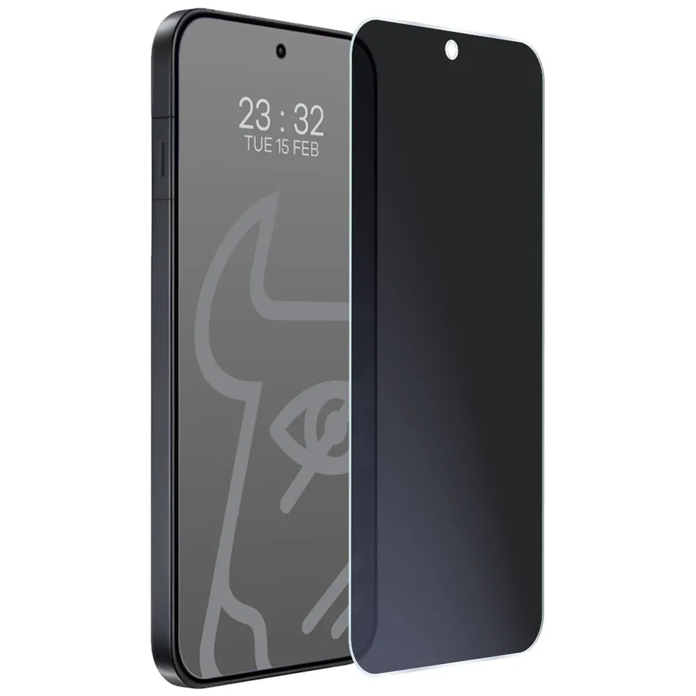 Hybridglas mit Privatschutzfilter für OPPO Reno16 Pro, Bizon Hybrid Shadow, Matt (5/6)