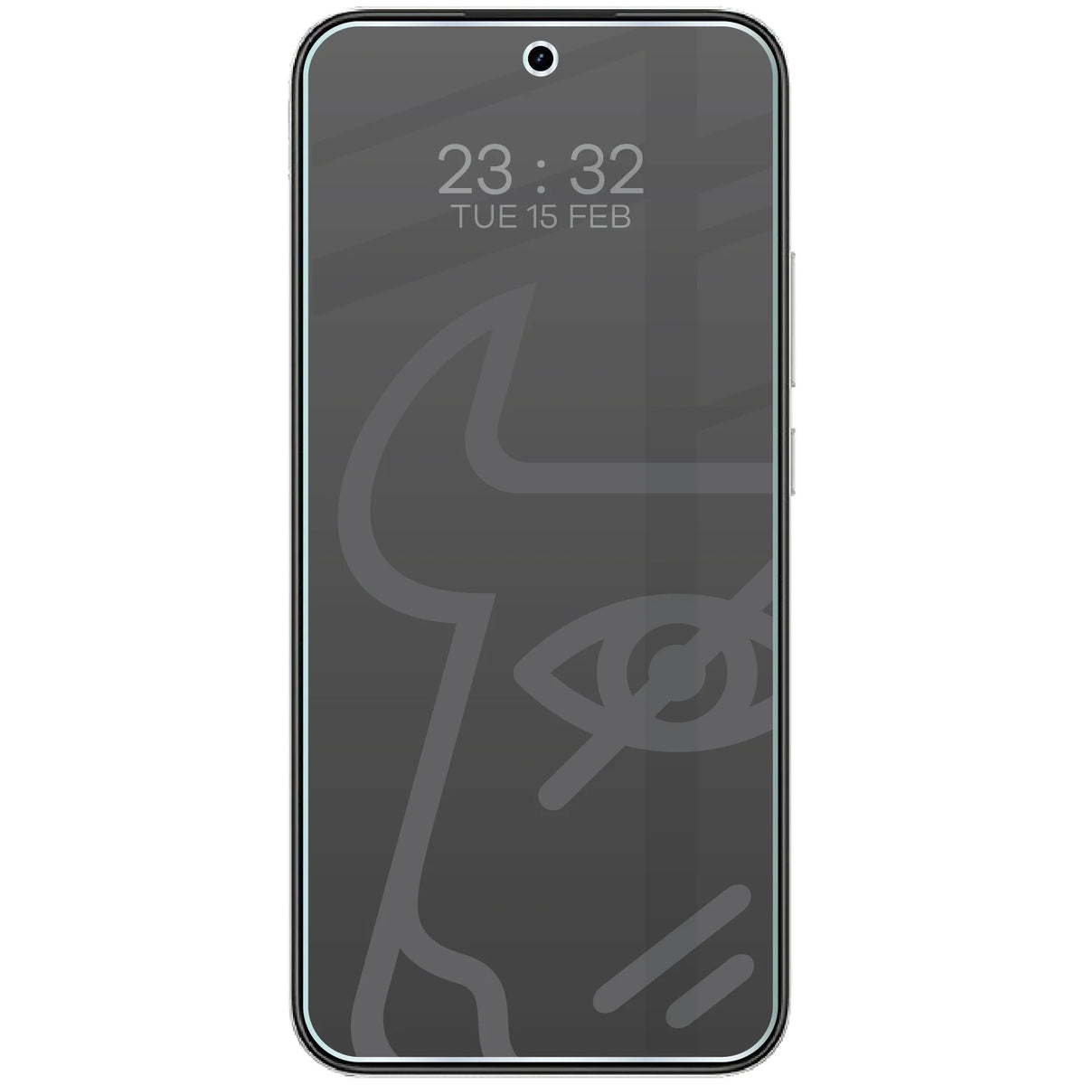 Hybridglas mit Privatschutzfilter für Realme 16 5G, Bizon Hybrid Shadow, Matt