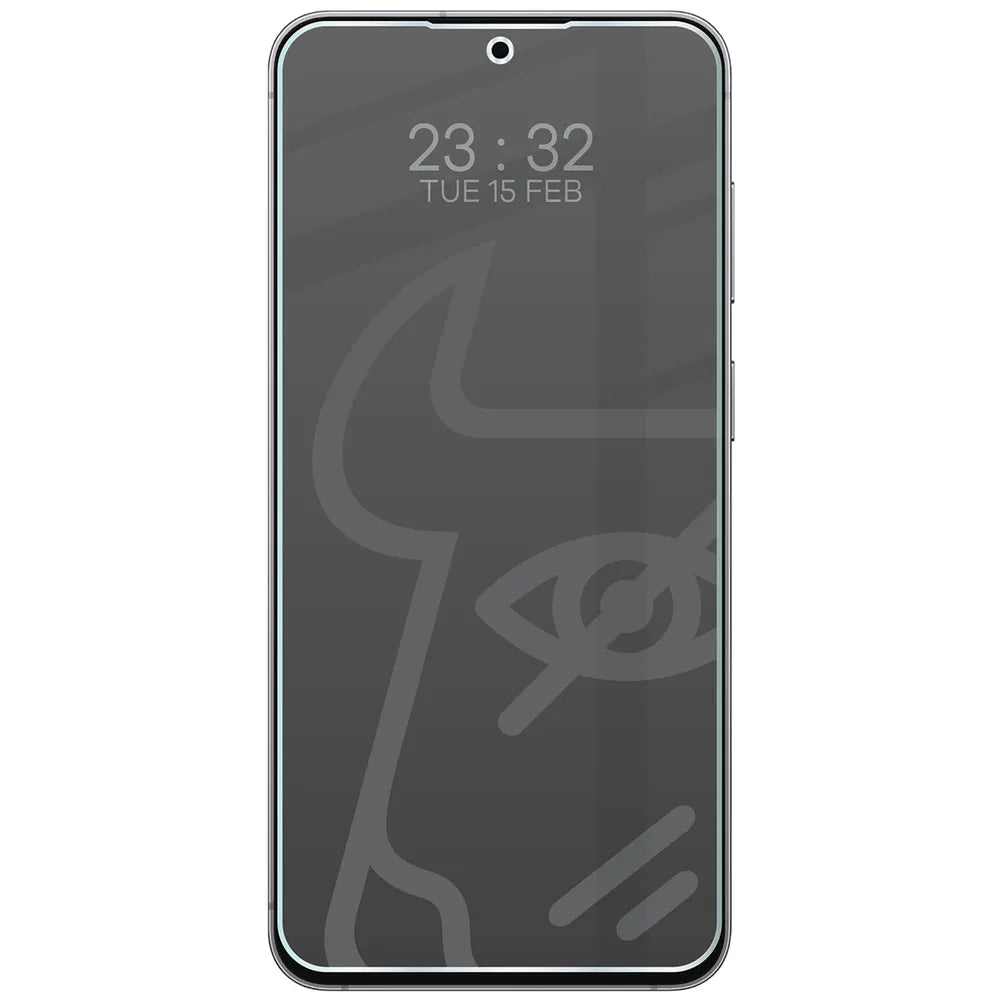 Hybridglas mit Privatschutzfilter für Galaxy S26 FE, Bizon Hybrid Shadow, Matt (3/6)