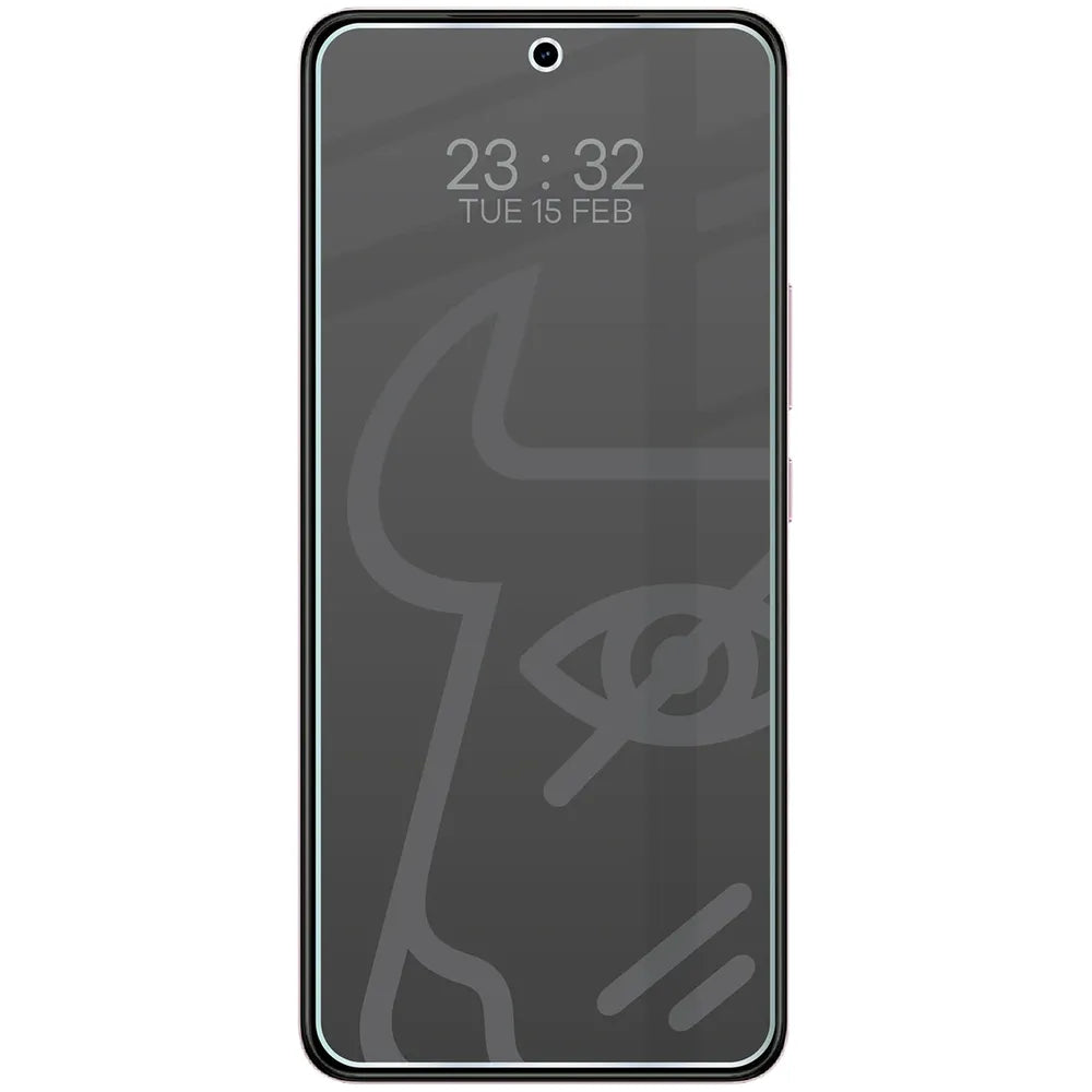 Hybridglas mit Privatschutzfilter für Vivo V70 Lite 5G, Bizon Hybrid Shadow, Matt (3/6)
