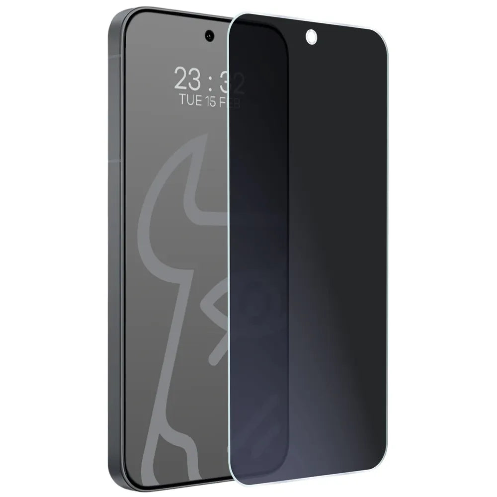 Hybridglas mit Privatschutzfilter für Vivo X500 Pro, Bizon Hybrid Shadow, Matt (5/6)