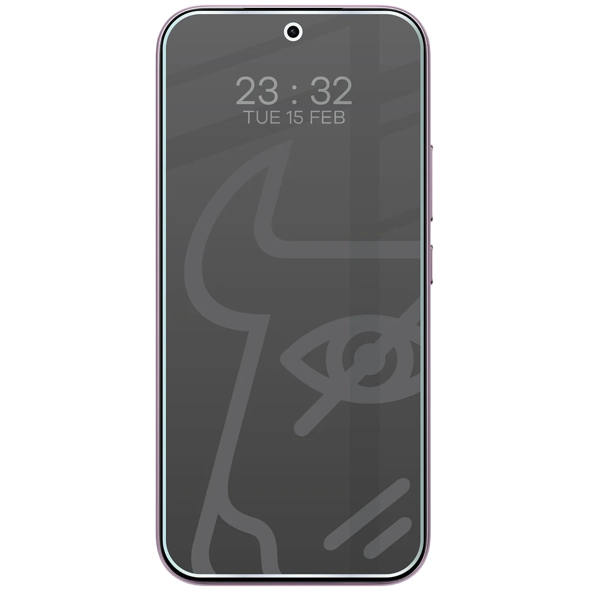 Hybridglas mit Privatschutzfilter für Xiaomi 17T, Bizon Hybrid Shadow, Matt