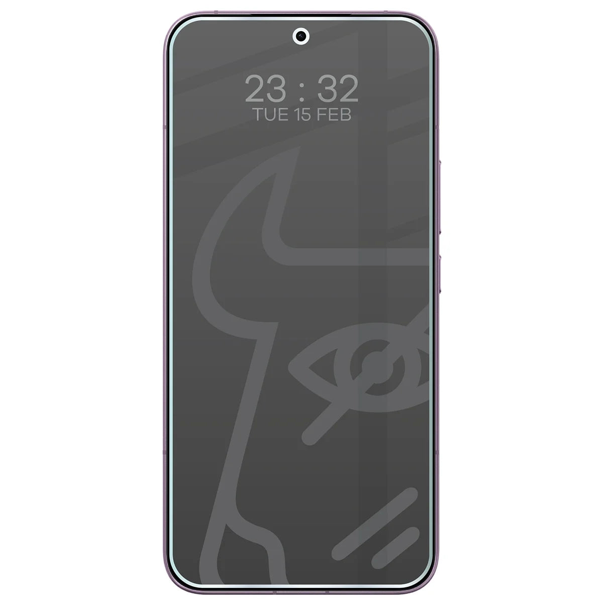 Hybridglas mit Privatschutzfilter für Xiaomi 17T Pro, Bizon Hybrid Shadow, Matt