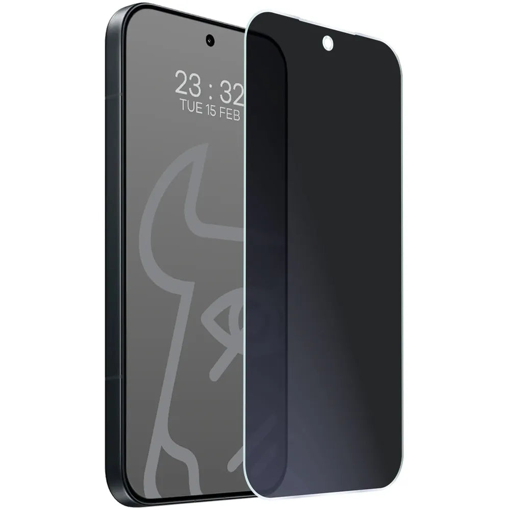 Hybridglas mit Privatschutzfilter für Xiaomi POCO F9 Pro, Bizon Hybrid Shadow, Matt (5/6)