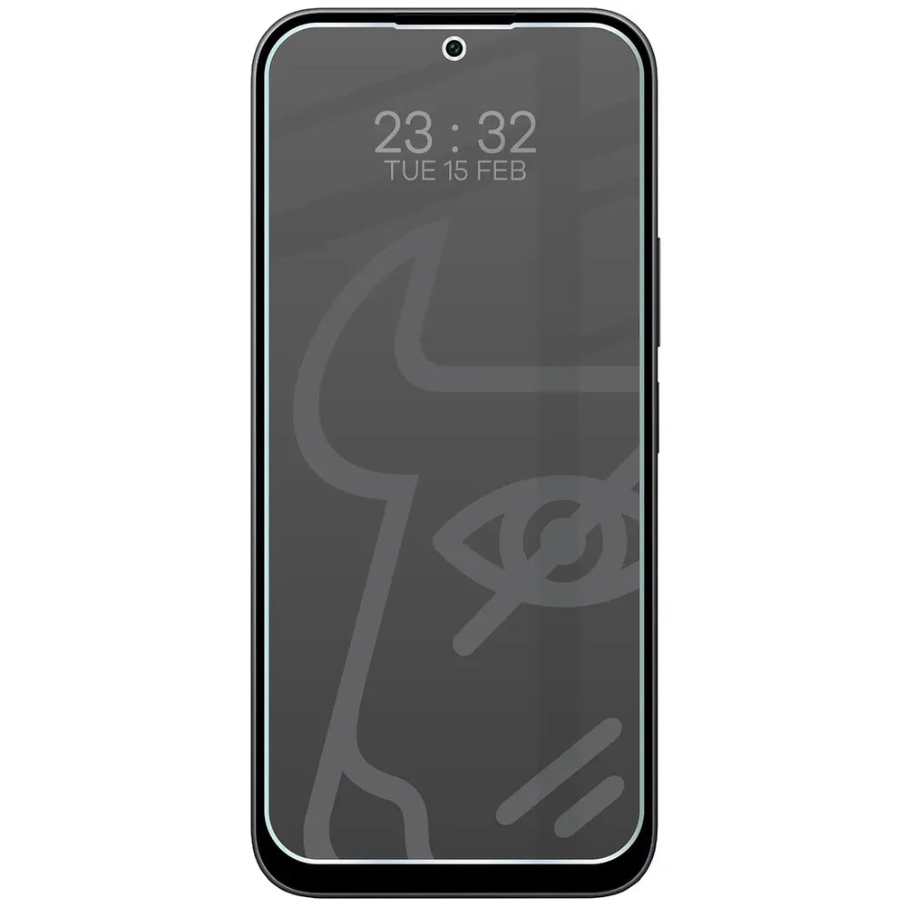 Hybridglas mit Privatschutzfilter für Xiaomi Redmi 17 4G, Bizon Hybrid Shadow, Matt (3/6)