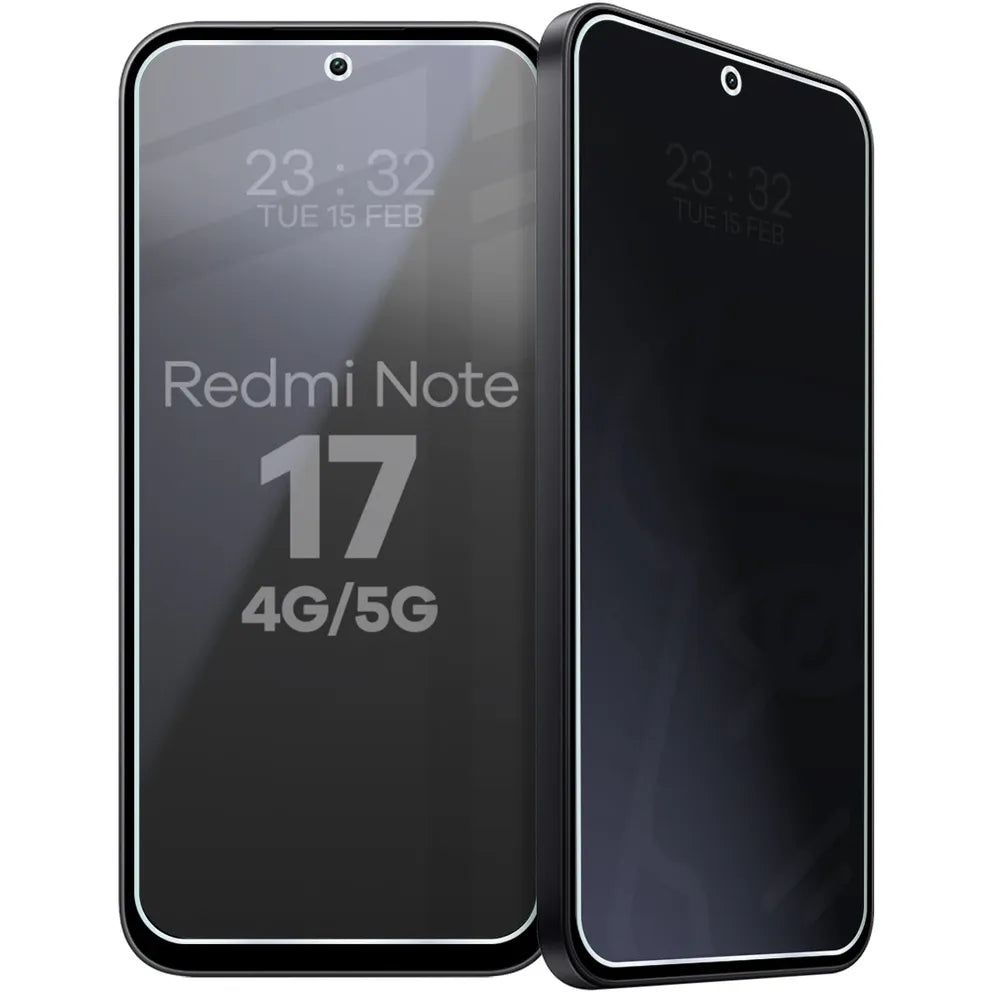 Hybridglas mit Privatschutzfilter für Xiaomi Redmi Note 17 4G/5G, Bizon Hybrid Shadow, Matt (6/6)