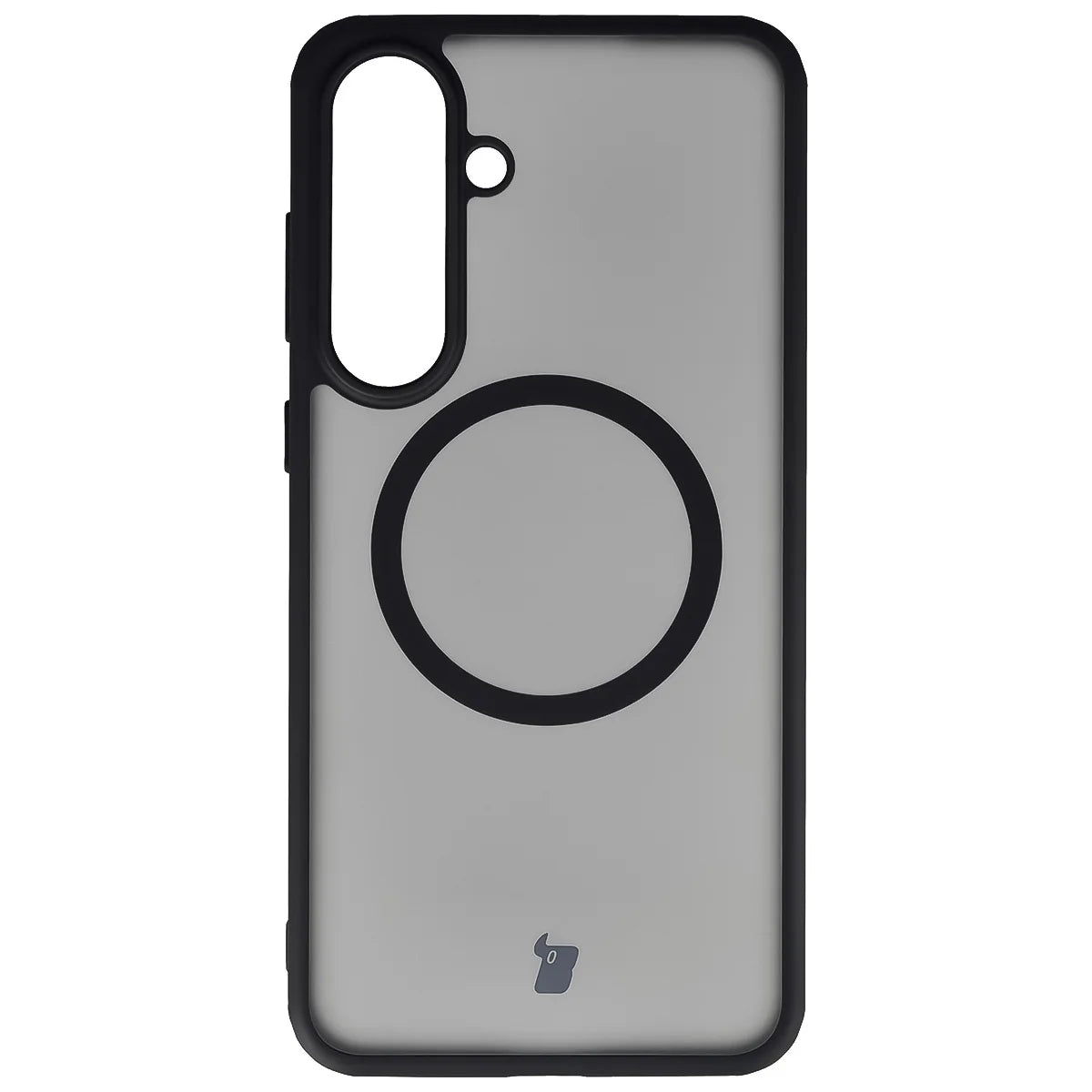 Schutzhülle mit Magnetring + gehärtetem Glas für Galaxy S26 FE / S25 FE, Bizon MatteO Pack, Getönt-Schwarz (2/9)