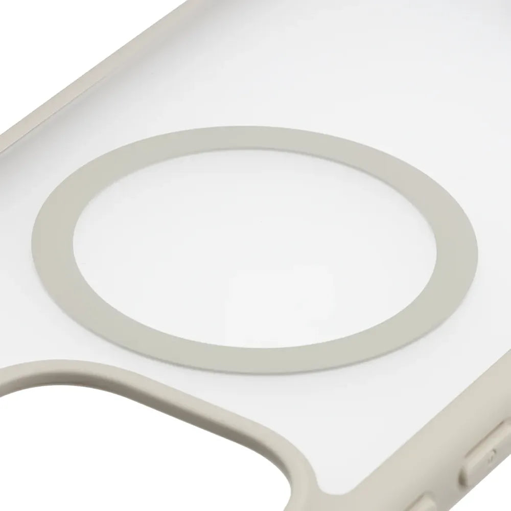 Handyhülle mit Magnetring + gehärtetem Glas für Xiaomi Redmi Note 17 Pro 5G, Bizon MatteO Pack, Getönt-Beige (4/9)