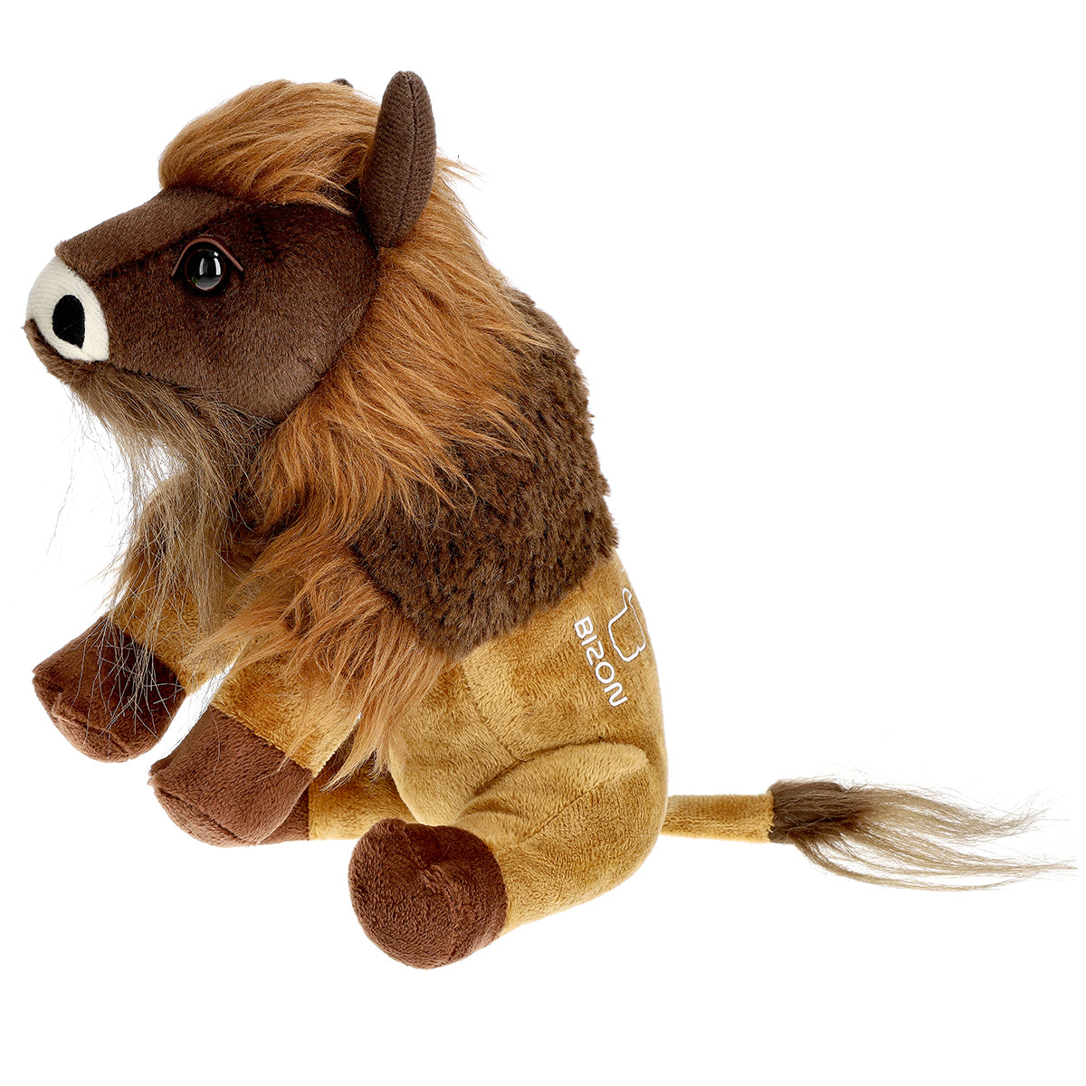 Plüschmaskottchen Bizon, Braun