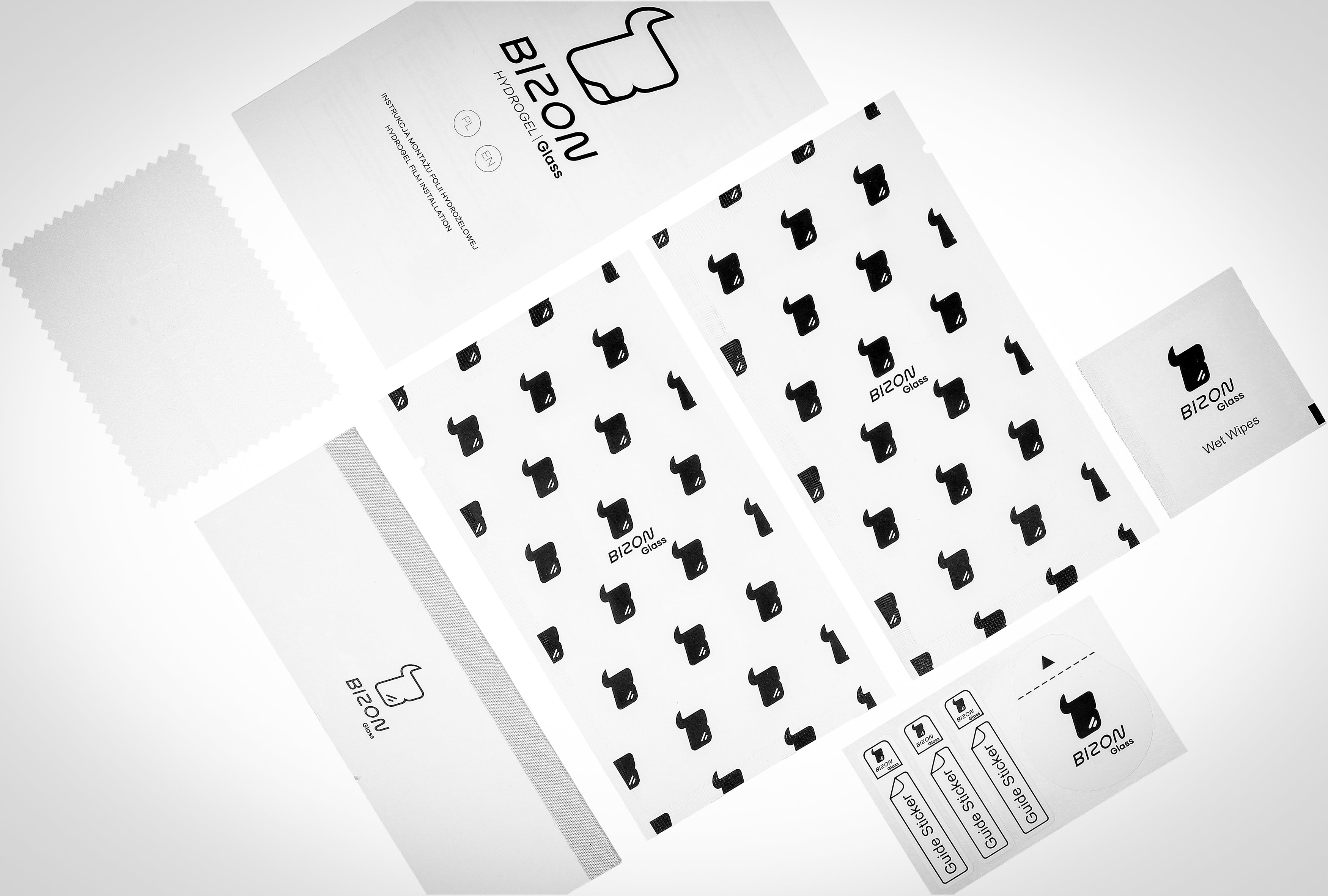 Papierimitationsfolie für Lenovo Tab P12 12.7 TB 370, Bizon Film Tab Papirus Duo, 2 Stück