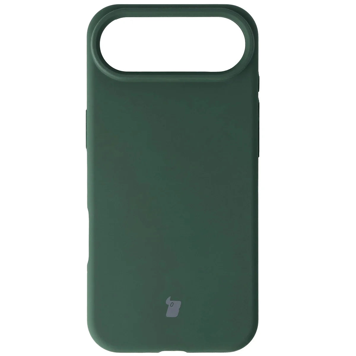 Silikon Handyhülle für iPhone Air, Bizon Soft Case, Dunkelgrün