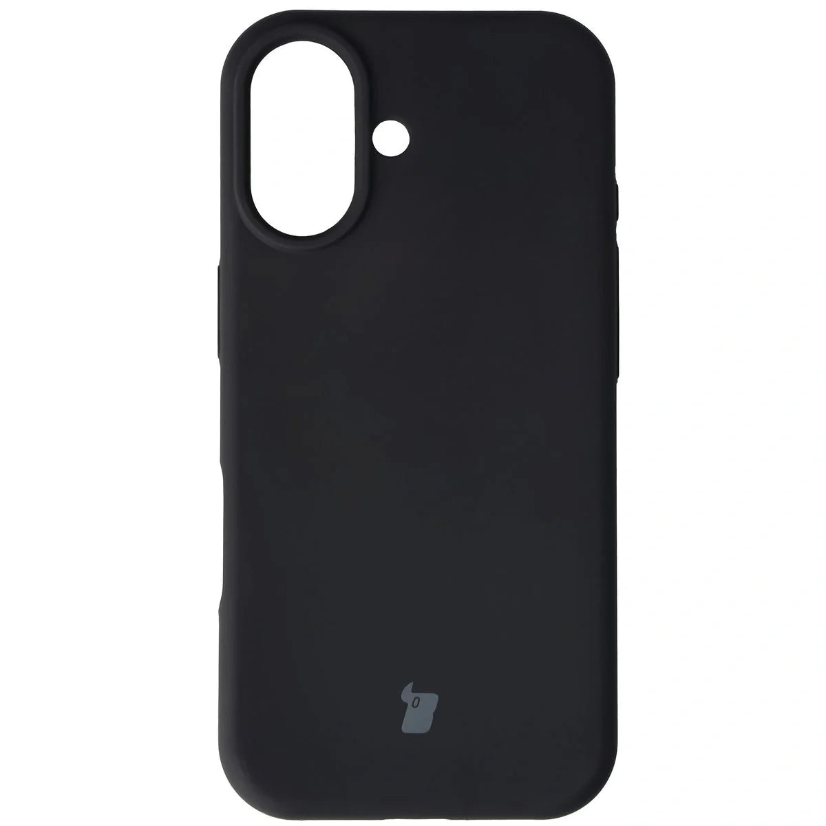 Silikon Handyhülle für iPhone 17, Bizon Soft Case, Schwarz