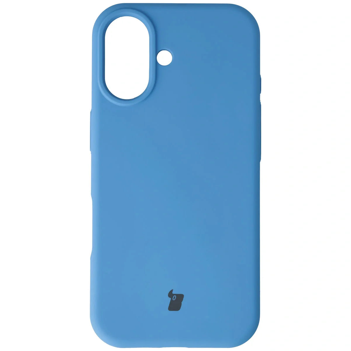 Silikon Handyhülle für iPhone 17, Bizon Soft Case, Blau