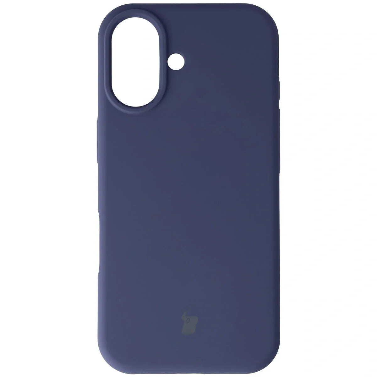 Silikon Handyhülle für iPhone 17, Bizon Soft Case, Dunkelblau