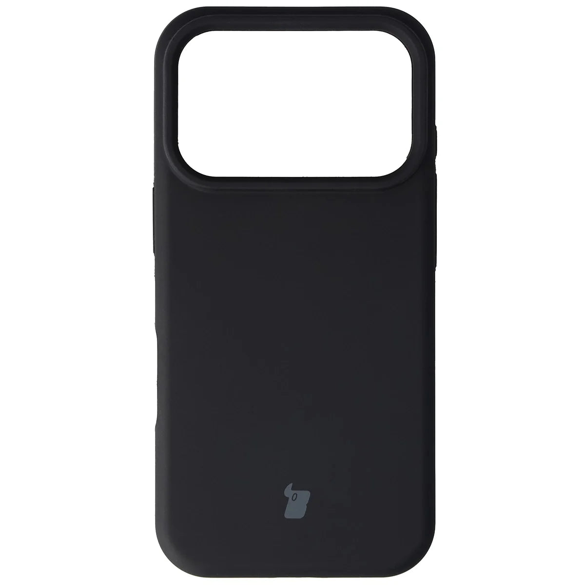 Silikon Handyhülle für iPhone 17 Pro, Bizon Soft Case, Schwarz