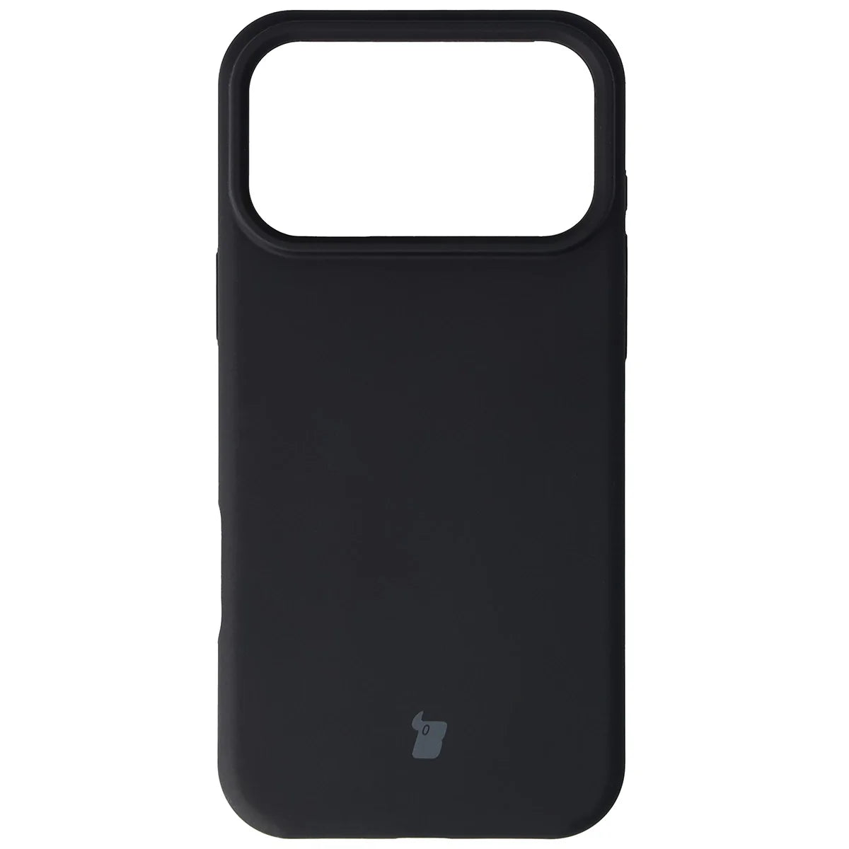 Silikon Handyhülle für iPhone 18 Pro Max / 17 Pro Max, Bizon Soft Case, Schwarz