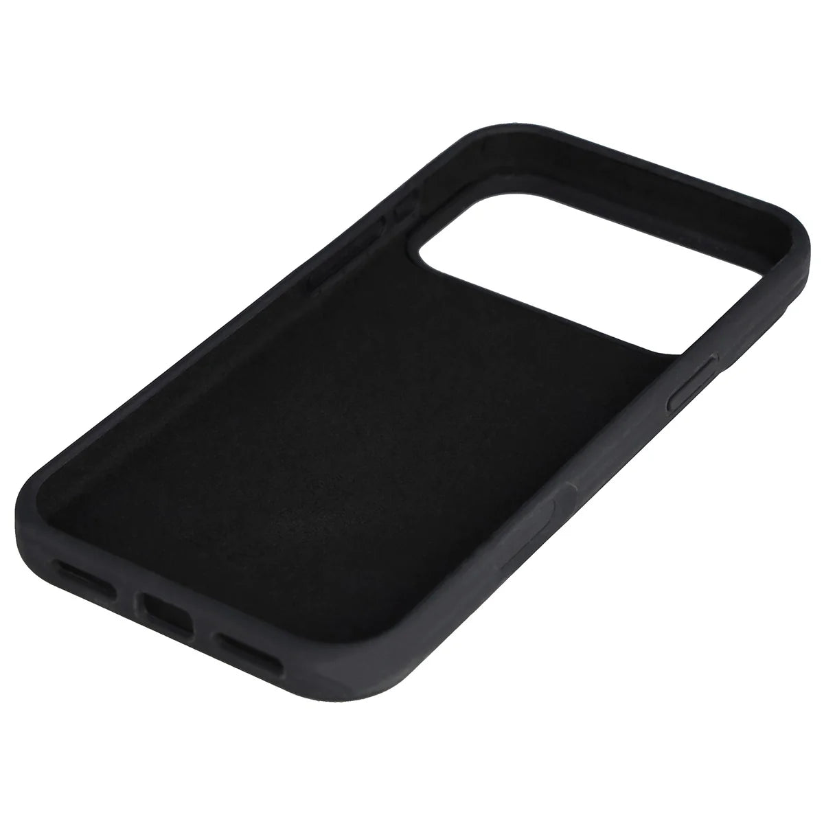 Silikon Handyhülle für iPhone 18 Pro Max / 17 Pro Max, Bizon Soft Case, Schwarz