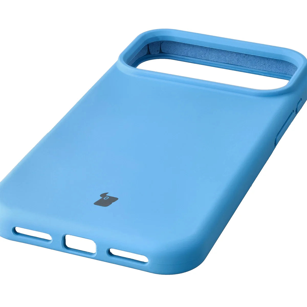 Silikon Handyhülle für iPhone 18 Pro Max / 17 Pro Max, Bizon Soft Case, Blau